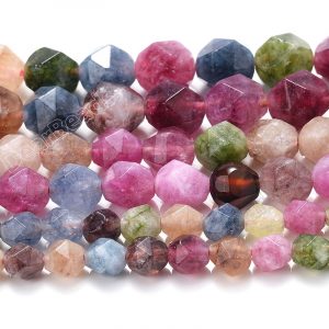 Star Cut Jade Beads