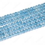 Blue Topaz Cube Beads