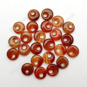 crystal donut pendants