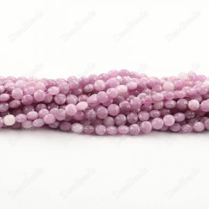 Lavender Jade Coin Beads