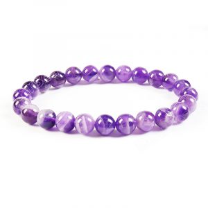 Chevron Amethyst Bracelet