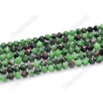 Faceted Ruby Zoisite 6mm