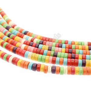 Howlite Heishi Beads