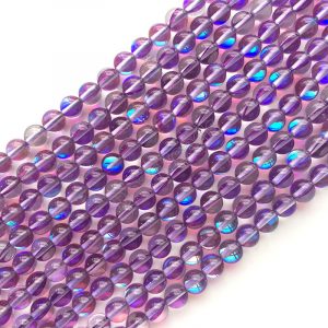 Purple Mermaid Glass Beads