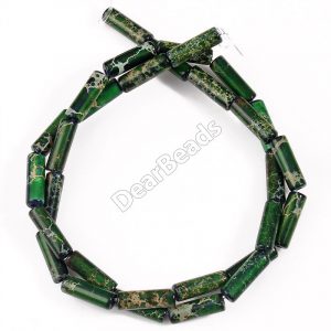 Sea Sediment Jasper Tube Beads