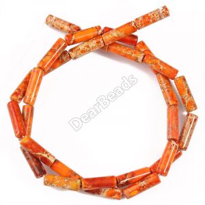 Imperial Jasper Tube Beads