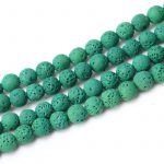 Lava Beads Green