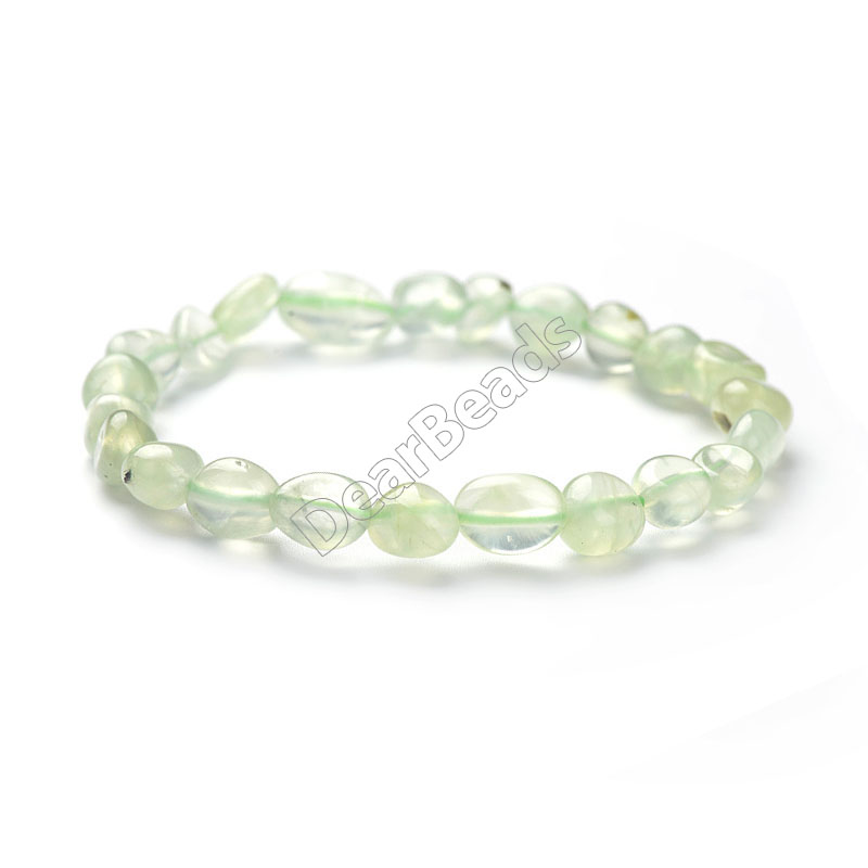 Prehnite Bead Bracelet