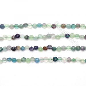 Rainbow Fluorite Teardrop Beads