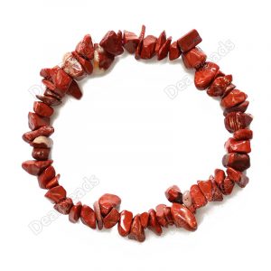 Red Jasper Chip Bracelet