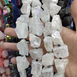 Raw Crystal Beads for Jewelry Making