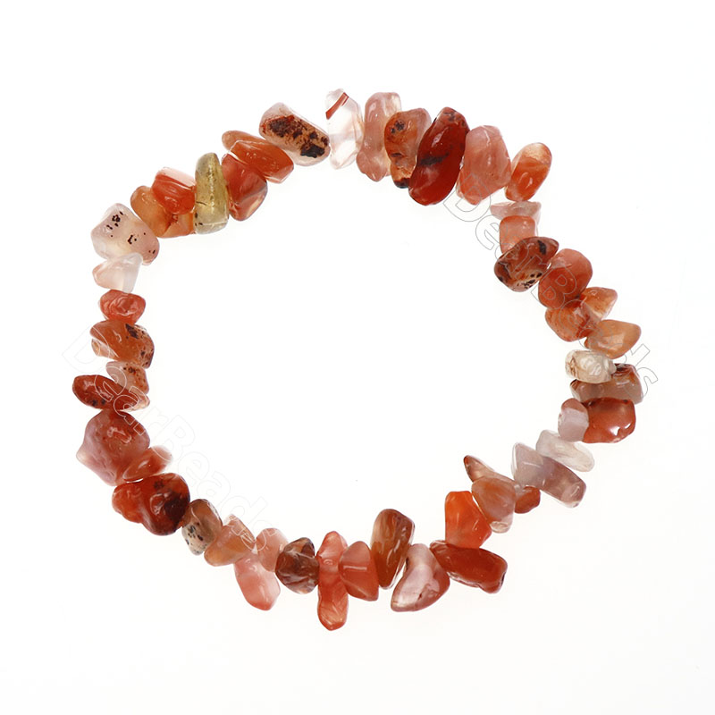 Carnelian Chip Bracelet