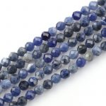 Small Faceted Sodalite Beads