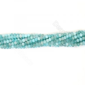 Rondelle Amazonite Beads