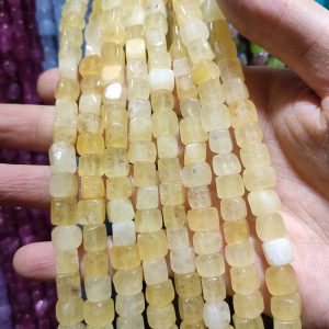 Yellow Cube Beads