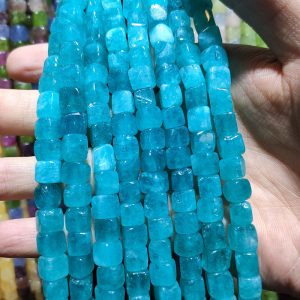 Cube Jade Beads