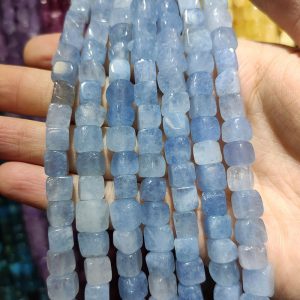 Blue Cube Beads