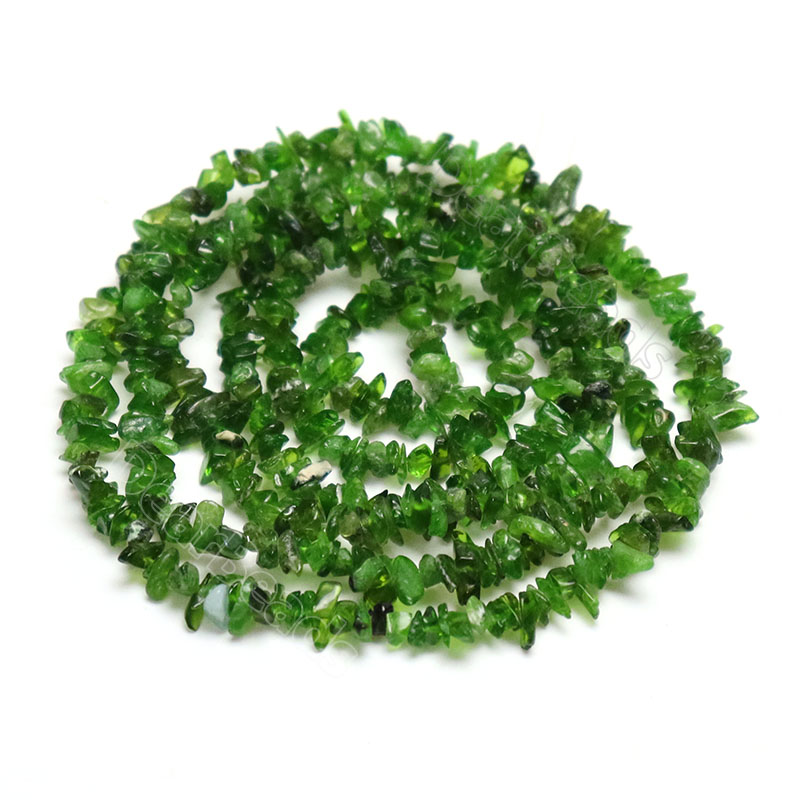 Diopside Chip Beads