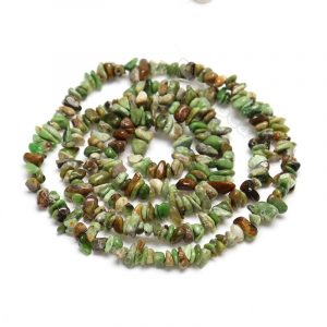 Green Opal Chip Beads