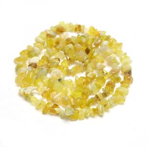 Yellow Opal Chip Beads