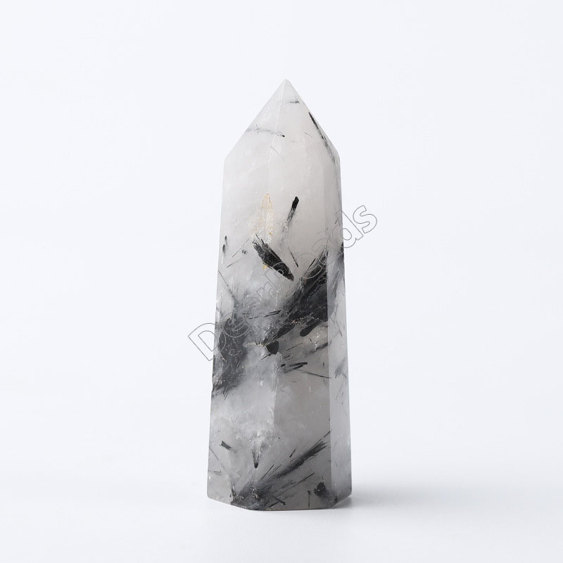 Tourmalined Quartz Point Tower