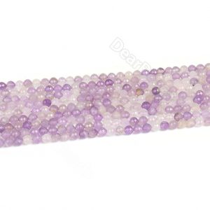 Faceted Light Amethyst Beads