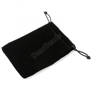black velvet pouch
