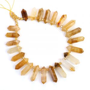 Phantom Quartz Point Beads