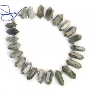 Labradorite Point Beads