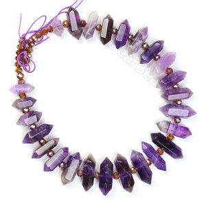 Amethyst Pointed Beads