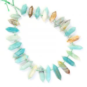 Amazonite Point Beads