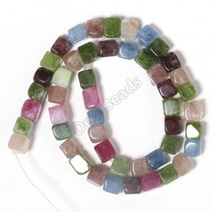 Tourmaline Cube Beads