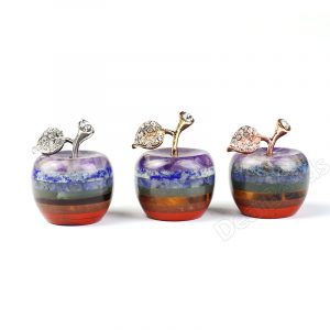 Seven Chakras Apple Stone