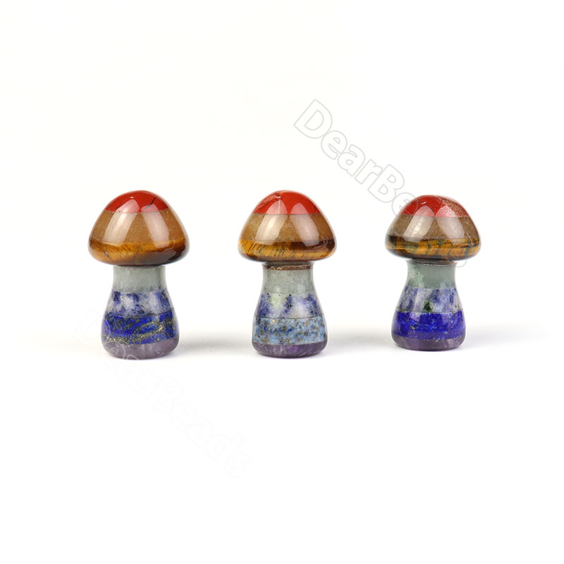 Mushroom Seven Chakras Crystals