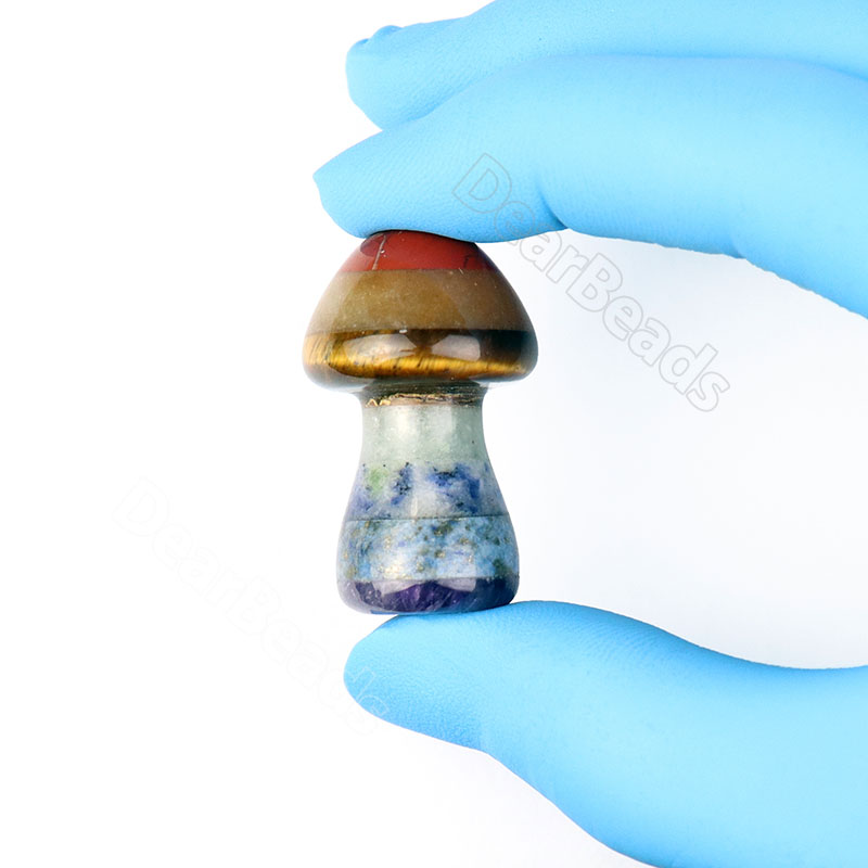 Mushroom Seven Chakras Crystals