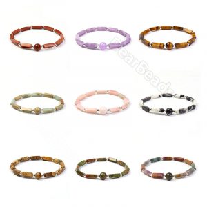 tube stone bracelet