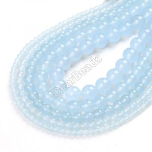 Pale Blue Jade Beads