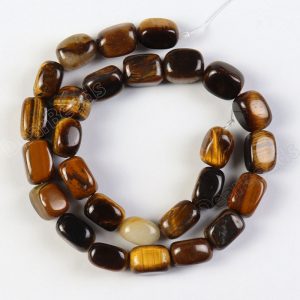 Tiger Eye Stone Nuggets Beads