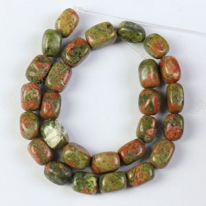 Unakite Nugget Beads