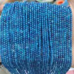 Faceted Blue Agate Beads