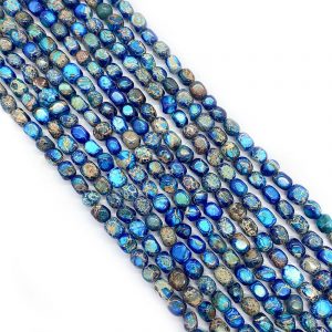 imperial blue nugget bead