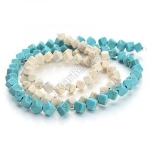 Magnesite Cube Bead