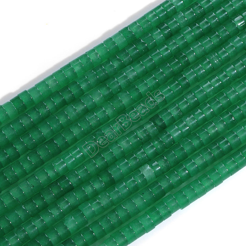 Green Jade Heishi Beads