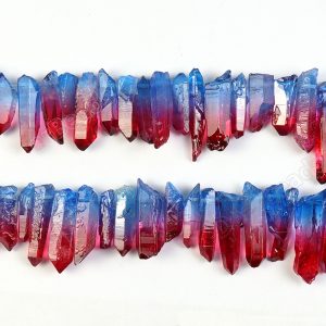 mixed quartz point beads