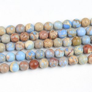 blue sea sediment jasper beads