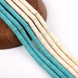 Blue Rondelle Beads