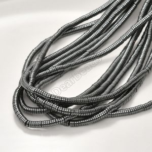 Black Hematite Heishi Beads