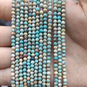 Faceted Sea Sediment Beads