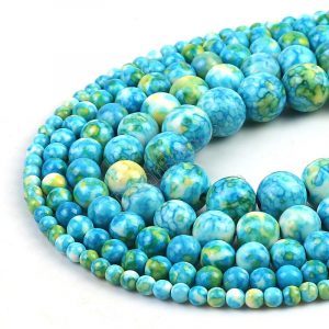 blue rainflower beads
