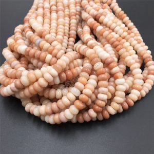 Deep Peach Aventurine Rondelle